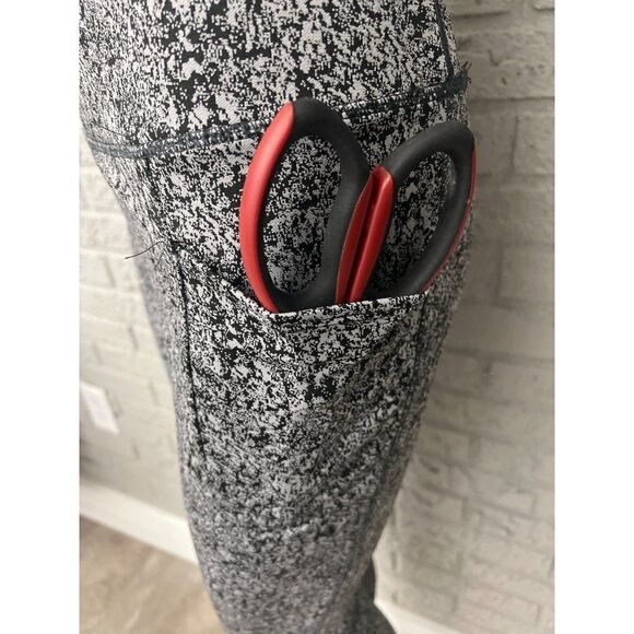 Women Textured Legging With Side Pockets Size L - Picture 5 of 9